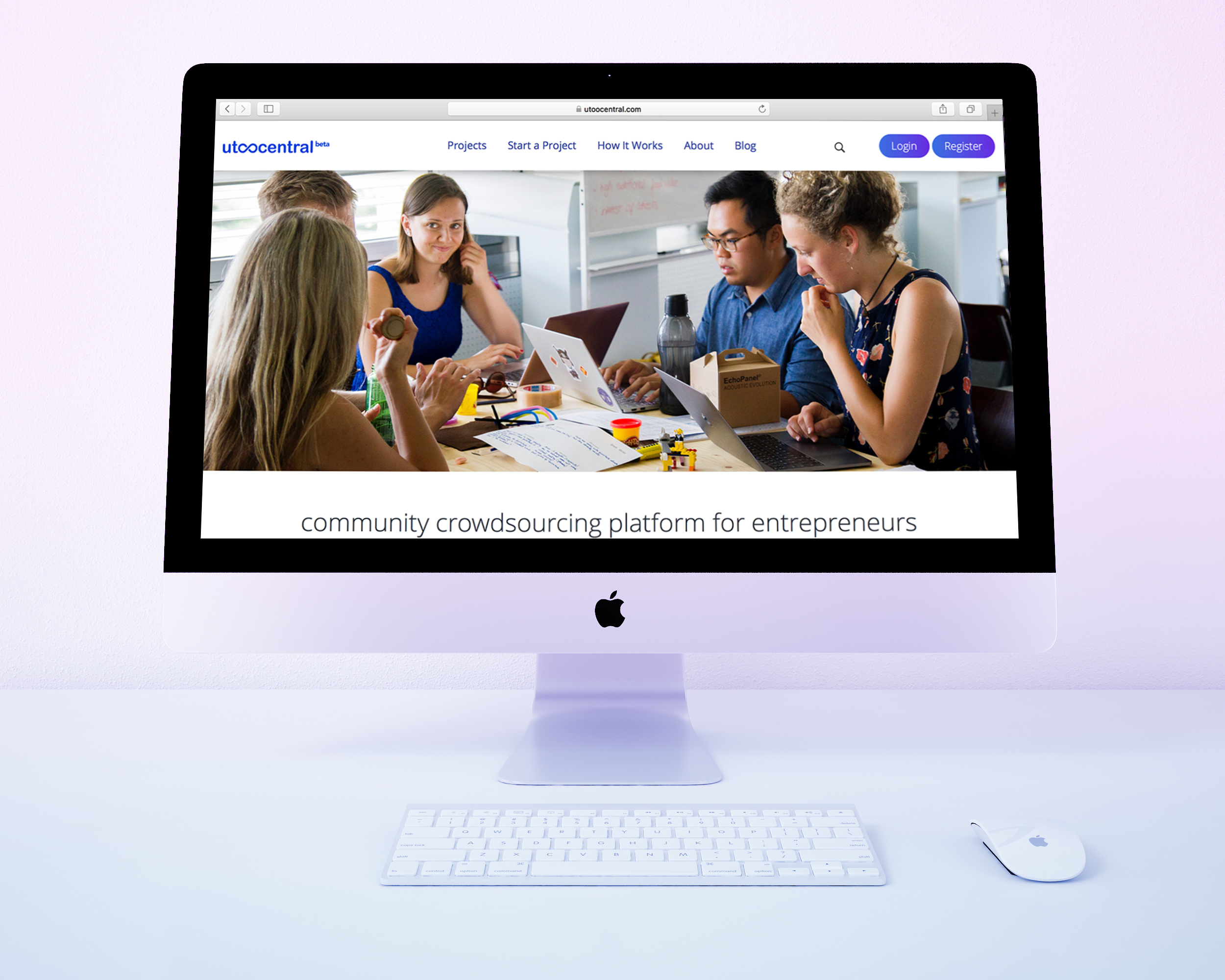 utoocentral front-iMac-desk-mockup
